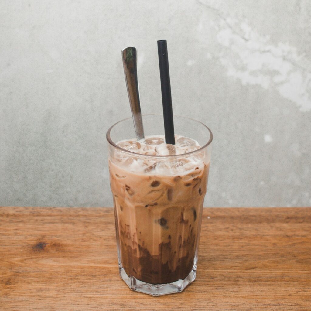 reette café glacé mocha chocolat