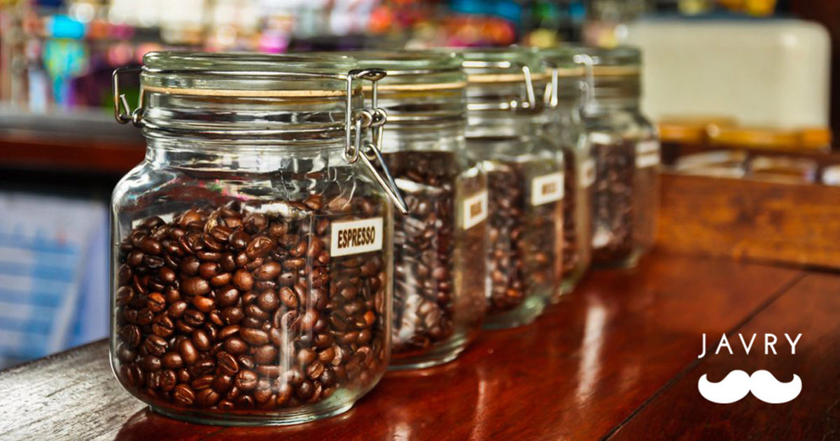 Boite hermétique sous-vide pour café en grain