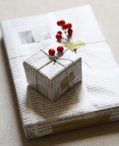 Papier cadeau Noël recyclable, ecologique et eco-responsable
