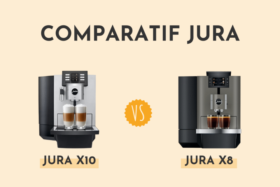 ce qui change entre la jura X10 et la Jura X8