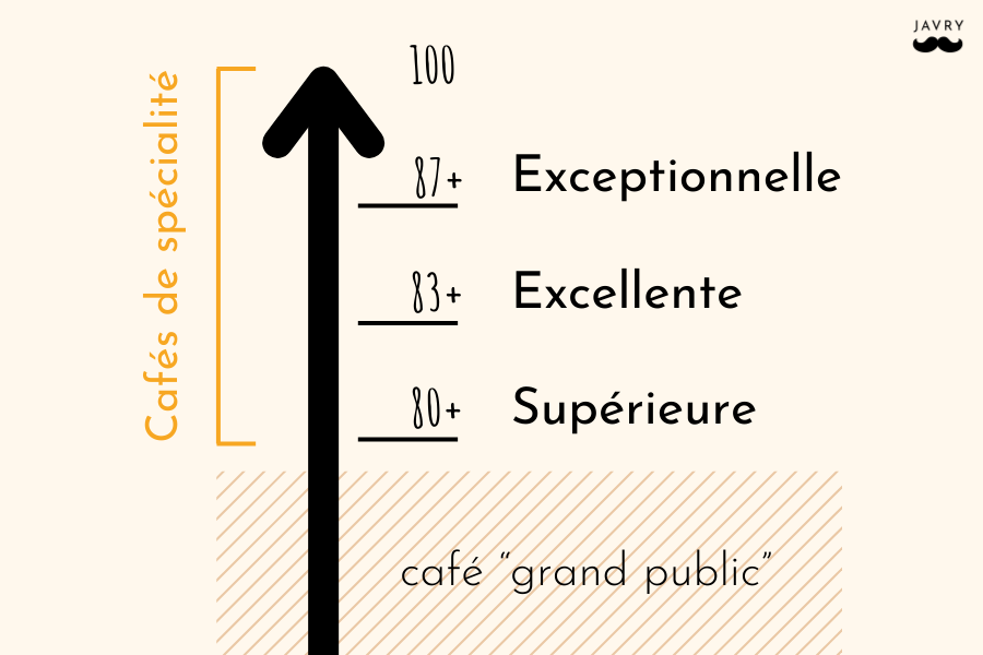 explication des scores SCA du café de spécialité