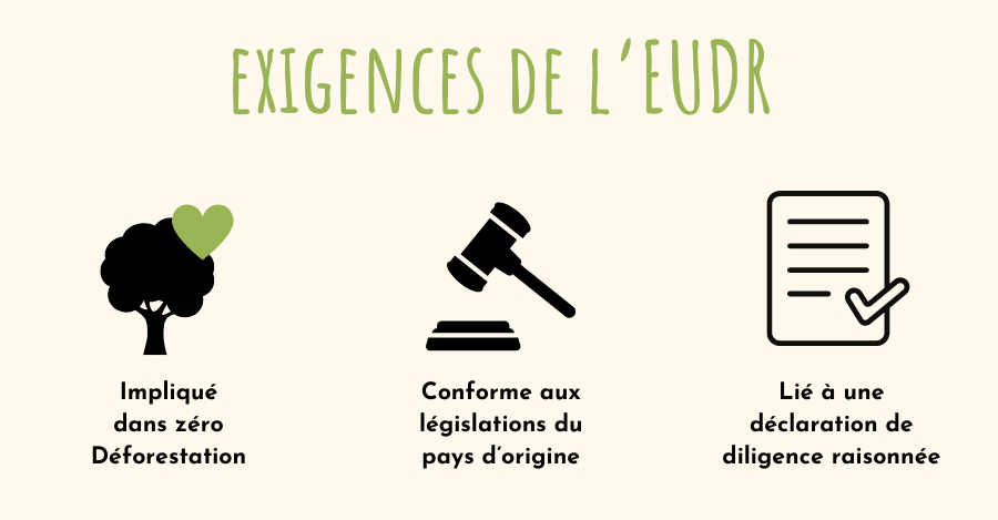 les exigences de l'EUDR