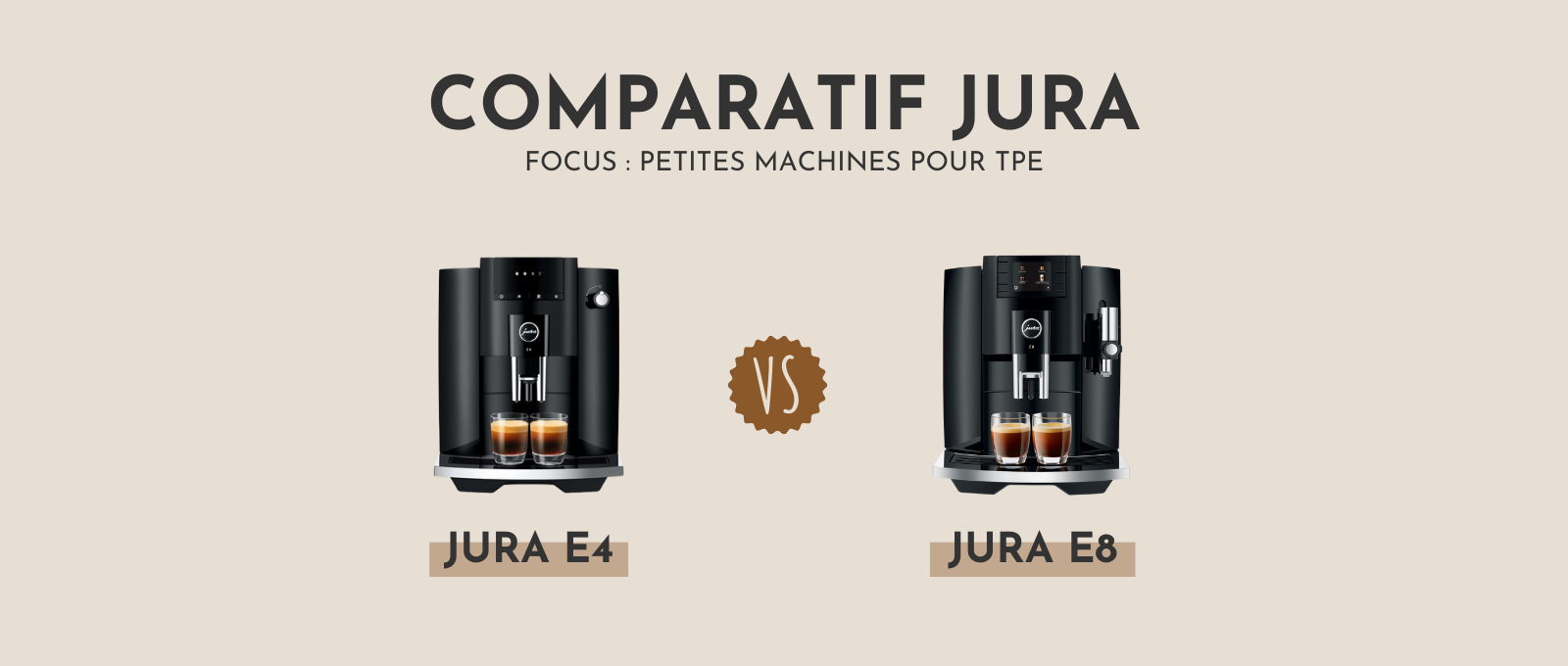 comparatif machines à café jura pour TPE